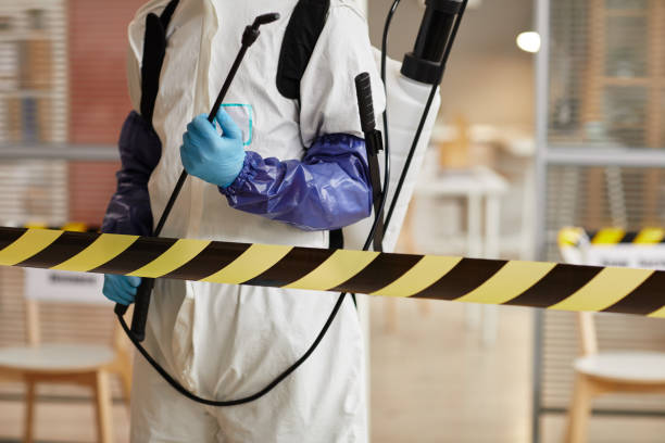 Professional Biohazard Cleanup technician working in Trenton, NJ